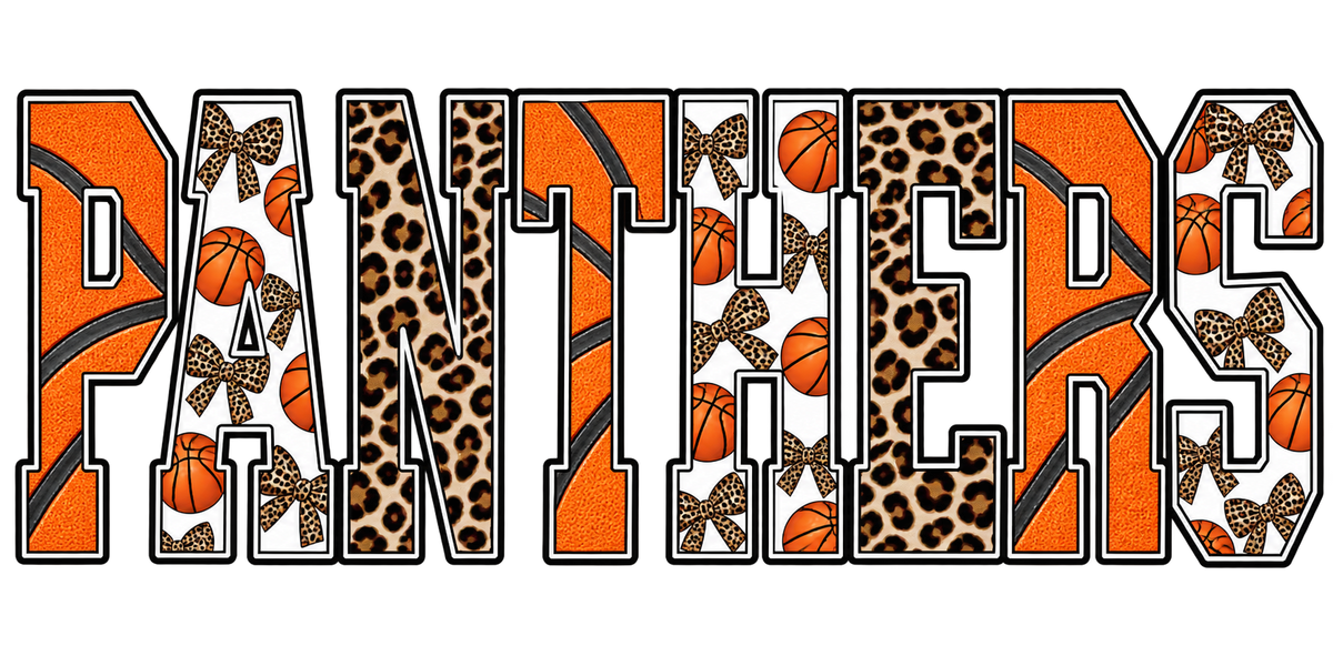 Panthers Basketball DTF Transfer