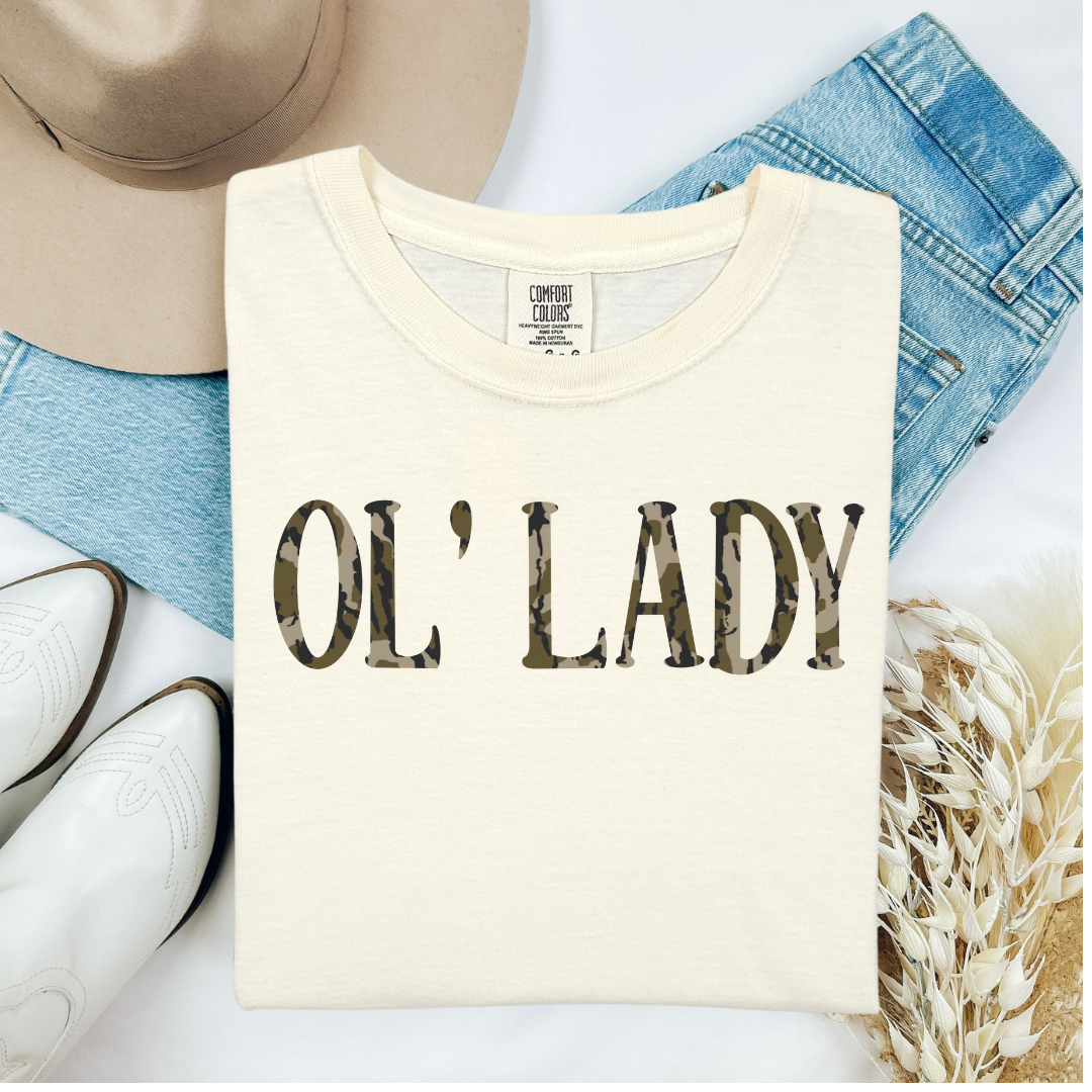 OL' LADY Comfort Color Top