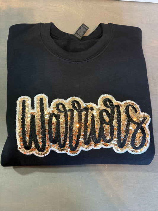 Warriors Sequin Sweatshirt