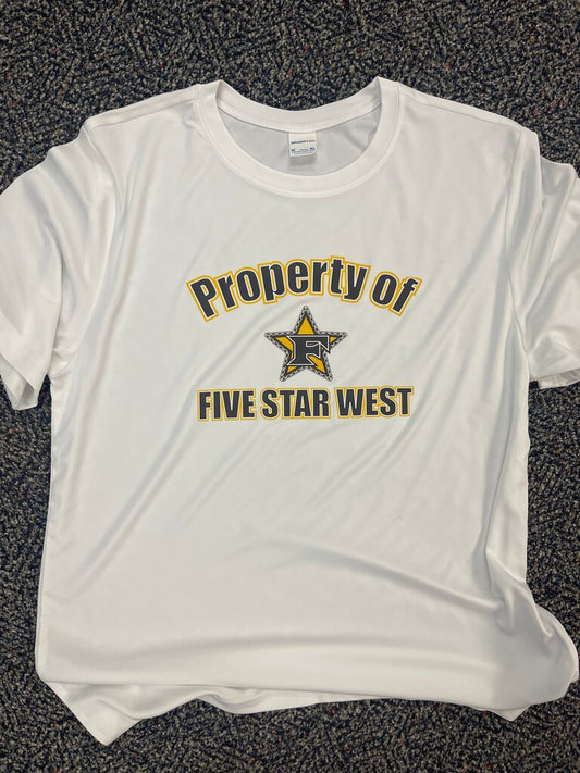 PROPERTY OF FIVE STAR WEST TEE