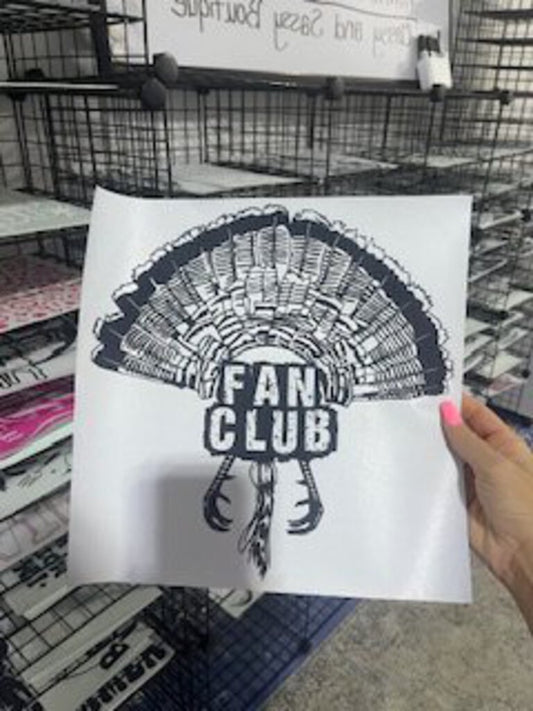 Fan Club( Single Color Transfer)