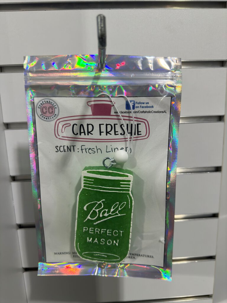 Car freshie- mason jar