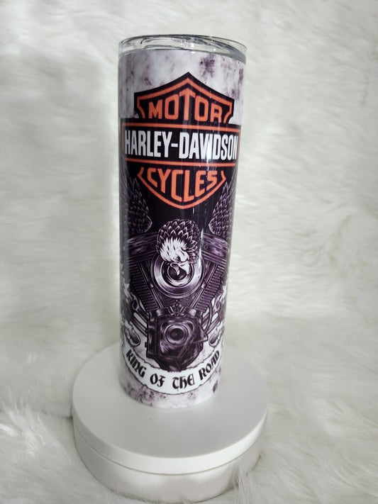 Men's Harley Davidson inspired Tumbler