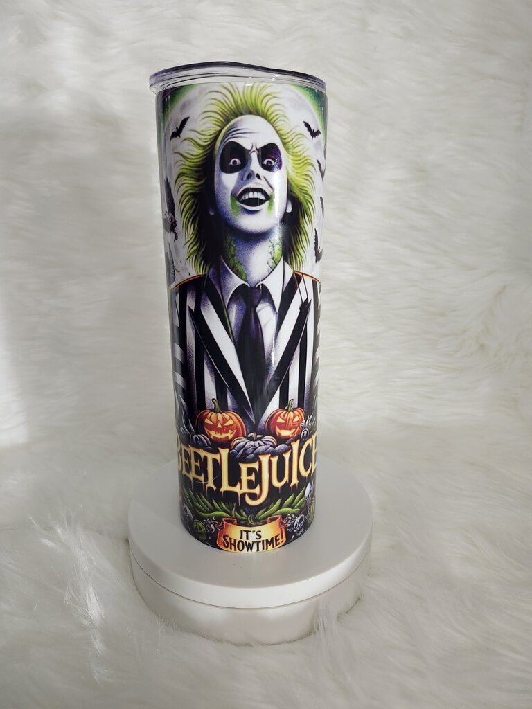 20oz Beetlejuice Inspired Tumbler