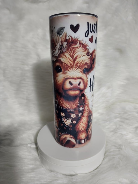 Just a girl who loves highland cows Tumbler