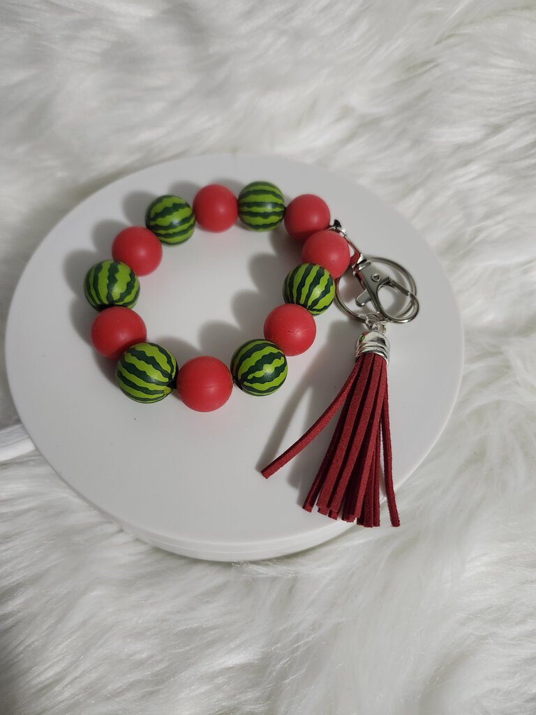 Custom made Watermelon Keychain