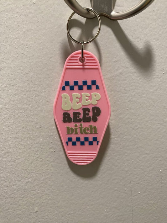 Hotel Keychain Beep beep bit**