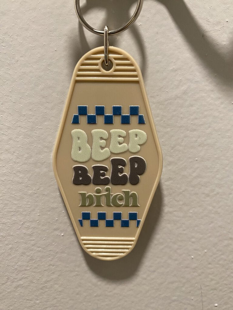 Hotel Keychain Beep beep bit**