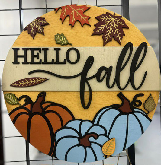 Door Hanger - Hello Fall