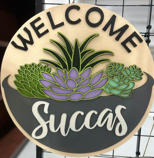 Door Hanger - Welcome Succas