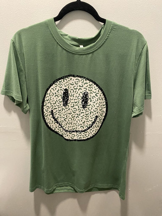 GREEN SMILE TEE