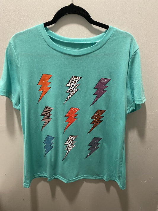 BOLTS MULTI COLOR TEE