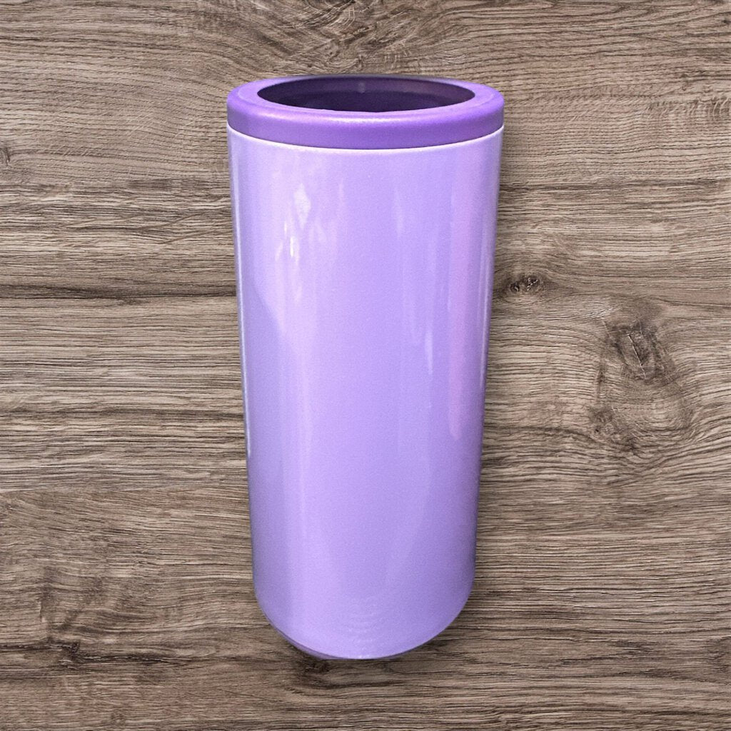 Purple Slim Koozie - Blank