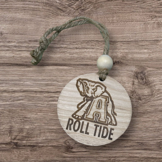 Alabama Wooden Ornament