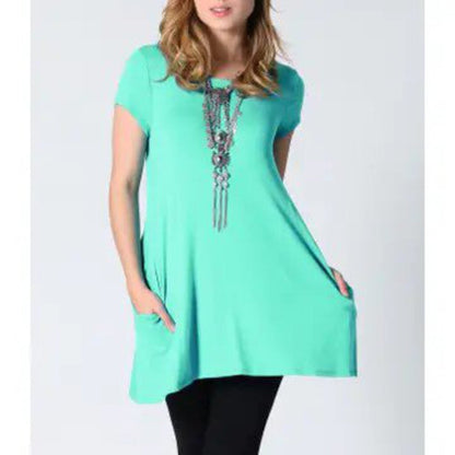 SIDE POCKET A-LINE TUNIC