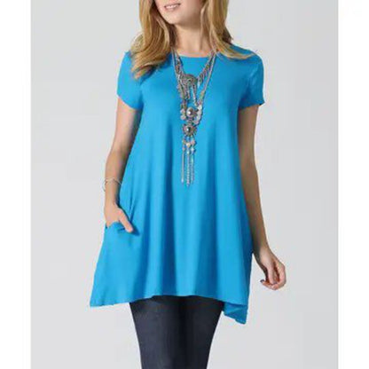 SIDE POCKET A-LINE TUNIC