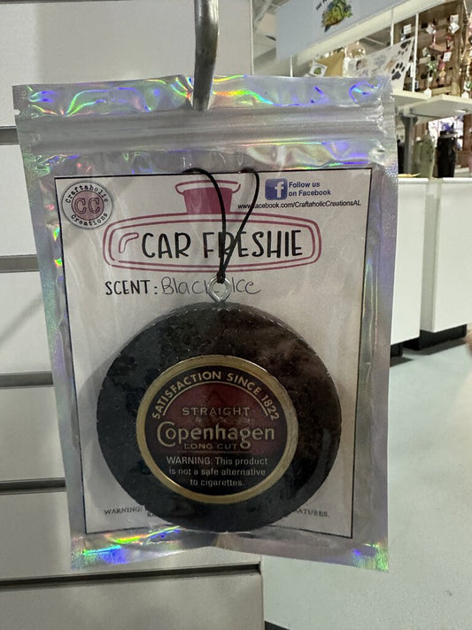 Car freshie- dip can lid