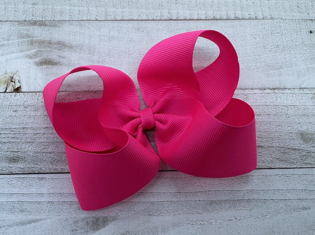 Bow - Neon Pink - XSmall