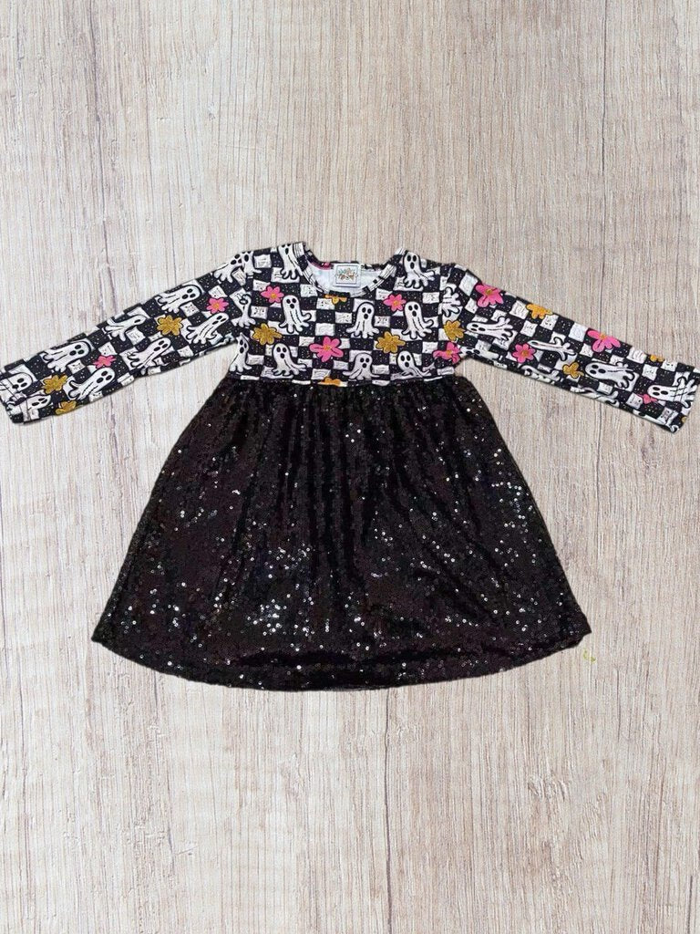 Sequin Ghost Dress