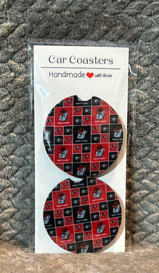 GA block Dbl Car Coasters