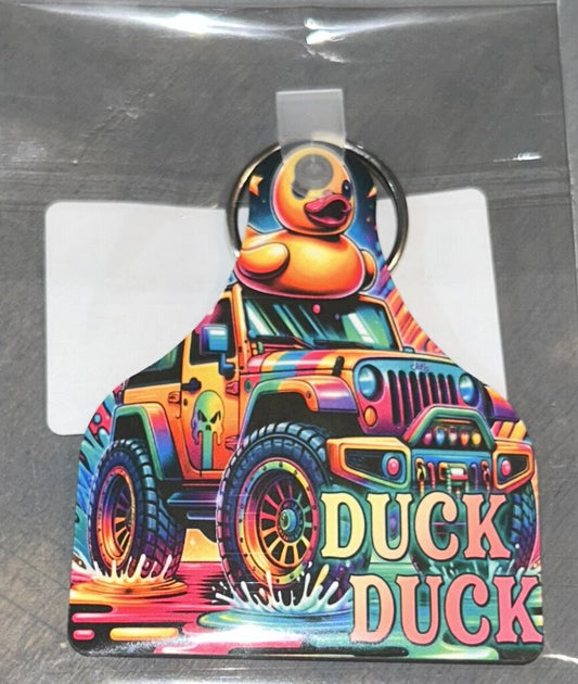 Duck Duck Jeep Cow Tag KC