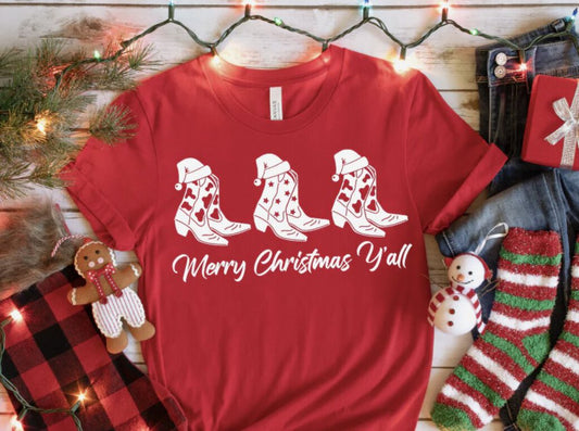 Merry Xmas Ya'll(Single Color Transfer)