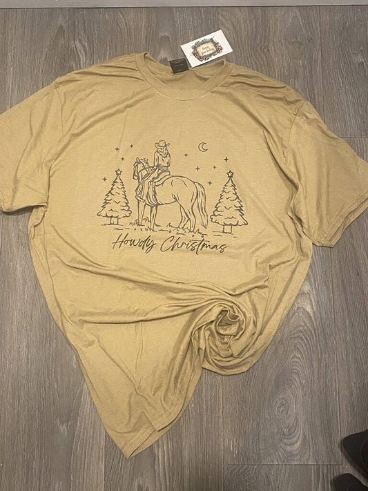 Howdy Christmas tee