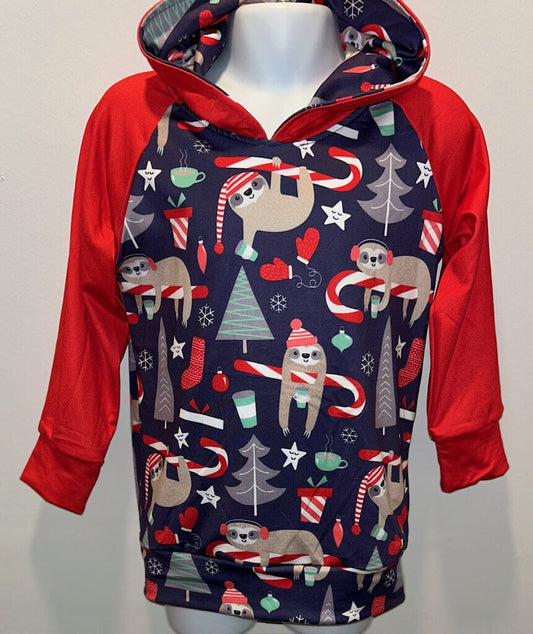 Christmas Sloth Hoodie