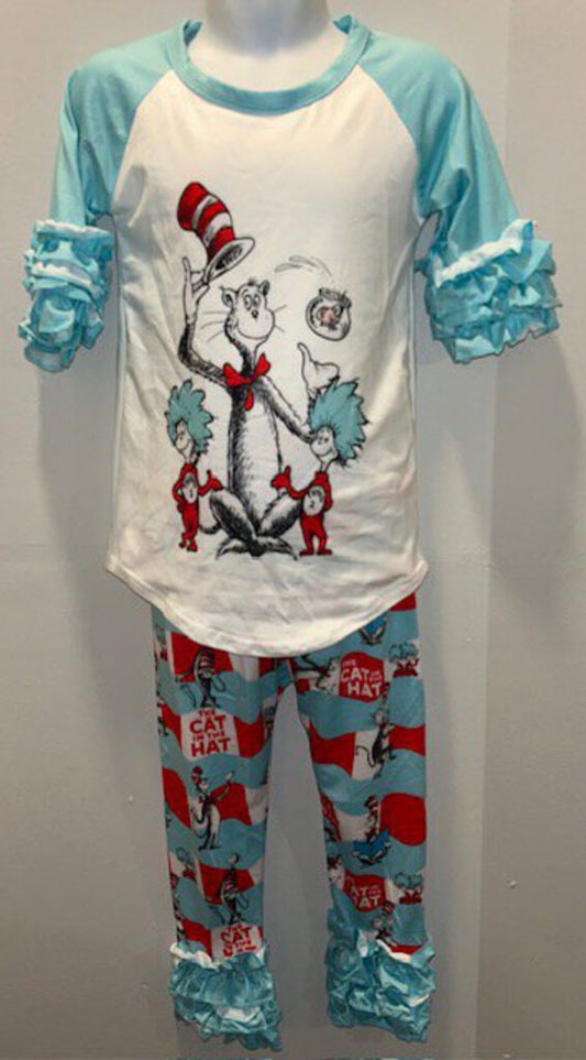 Dr. Suess Ruffle Set 2pc