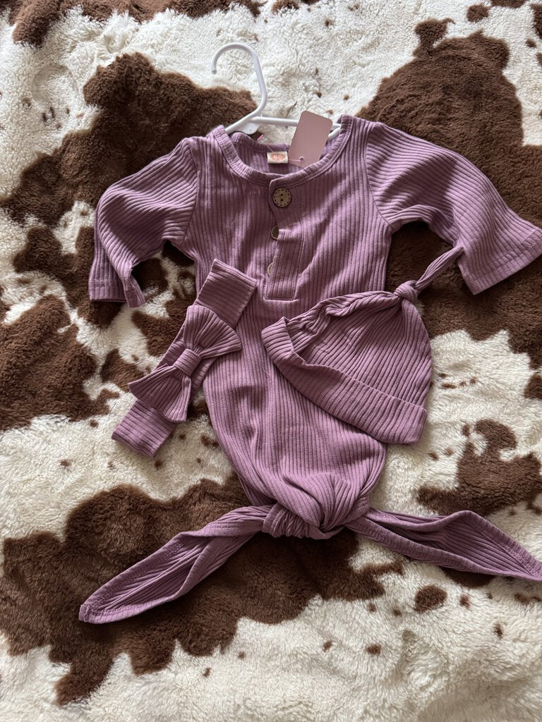 Purple baby nightgown