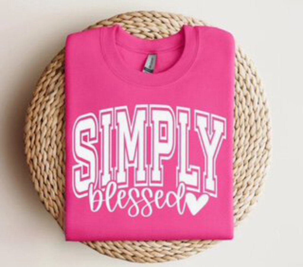 Simply Blessed (Single Color Transfer)