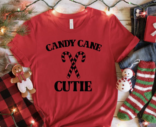 Candy Cane Cutie (Single Color Transfer)