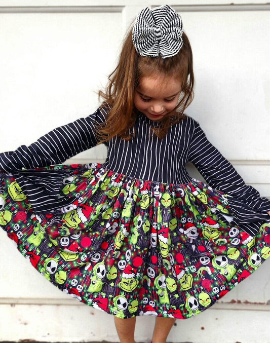 NBC Green Guy Bow Dress
