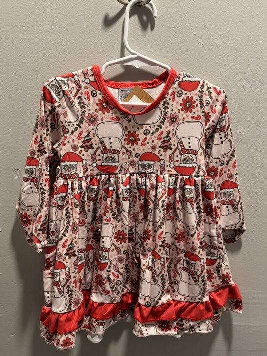 Peace Snowman Dress