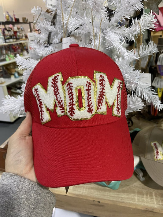 Baseball MOM Hat
