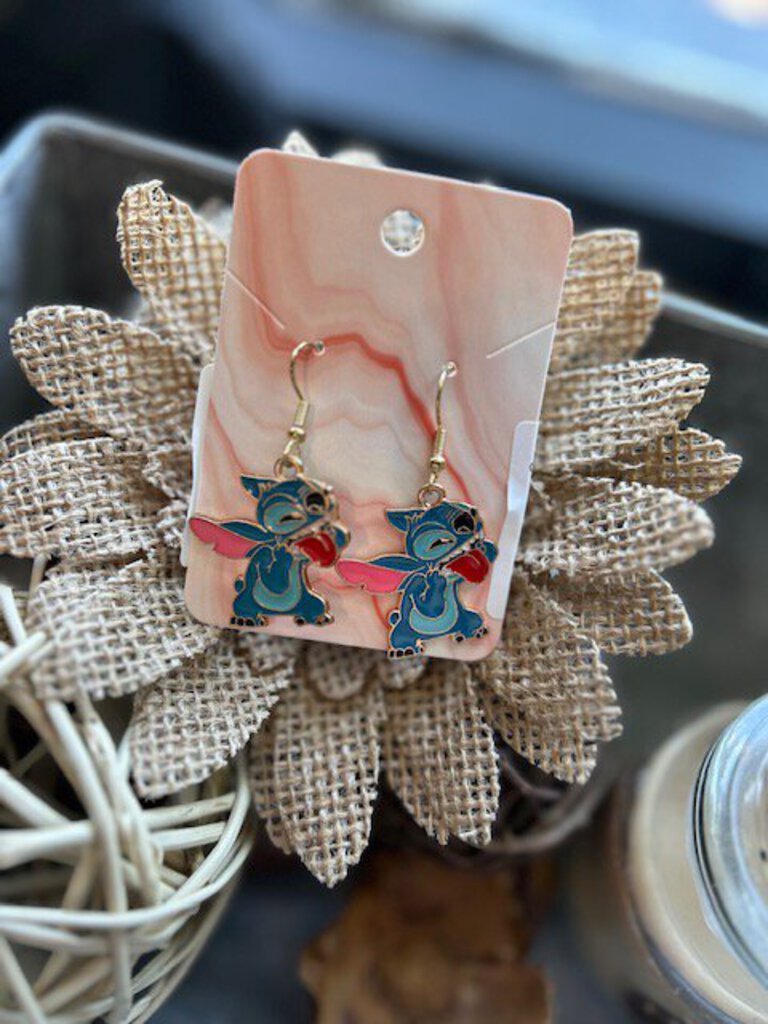 Stitch earrings