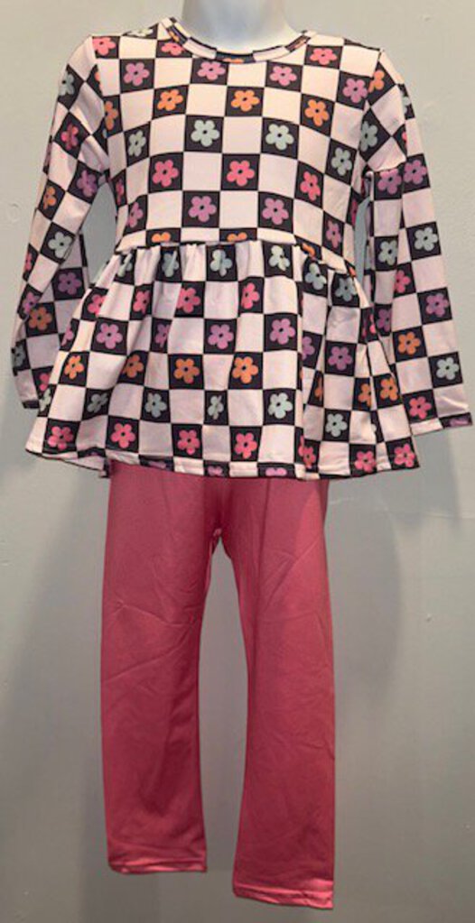 Checker Flower Set