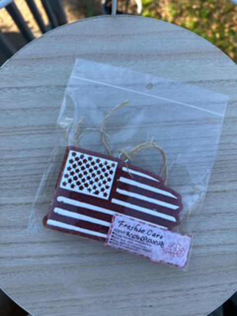 Burgandy American Flag