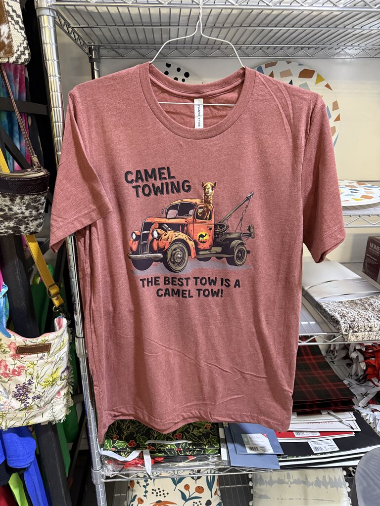 Camel towing t-shirt