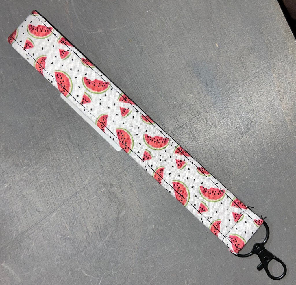 Watermelon Fabric Wristlet