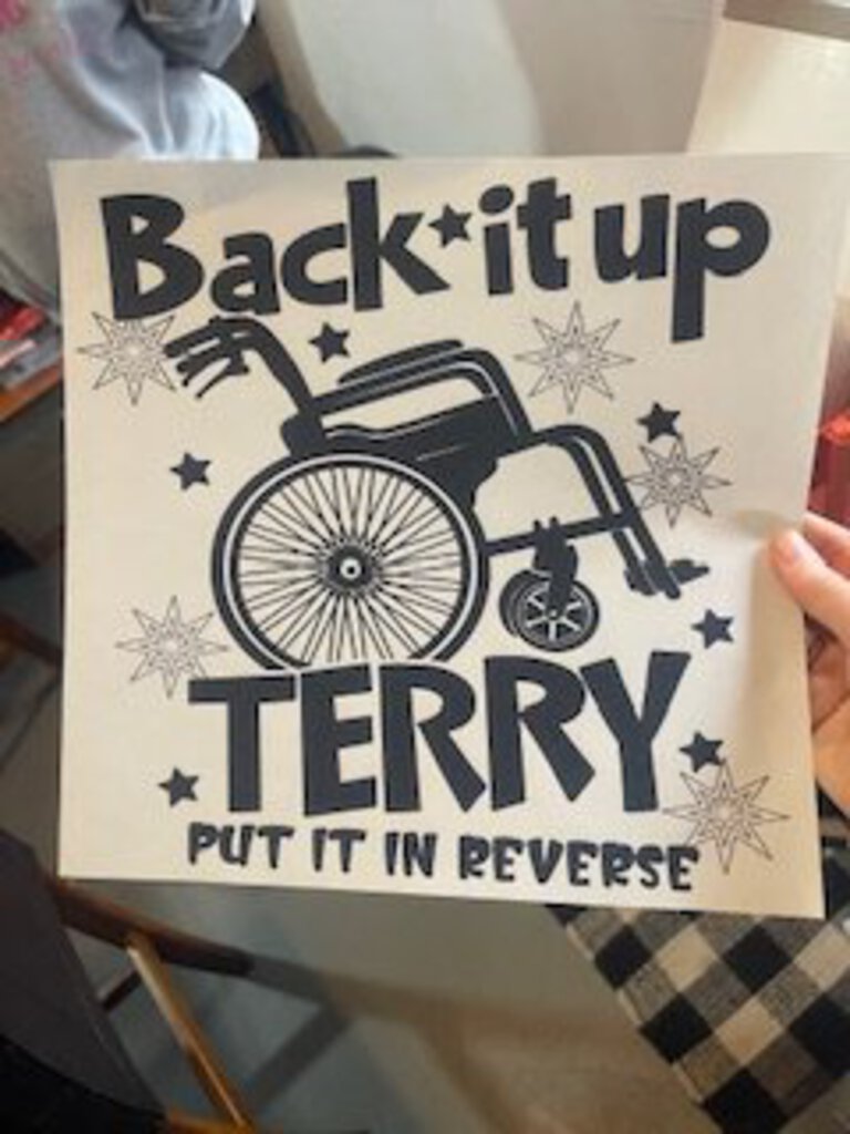 Back It Up Terry (Single Color Transfer)