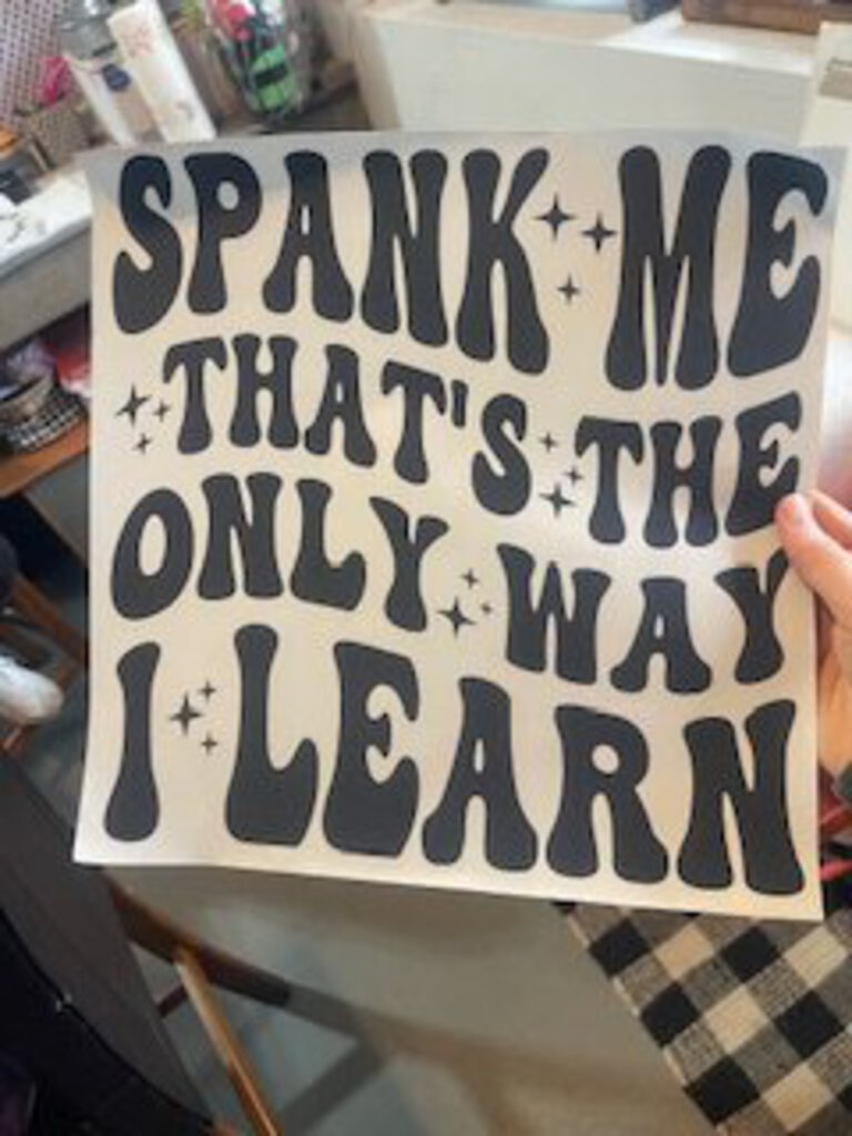 Spank Me(Single Color Transfer)