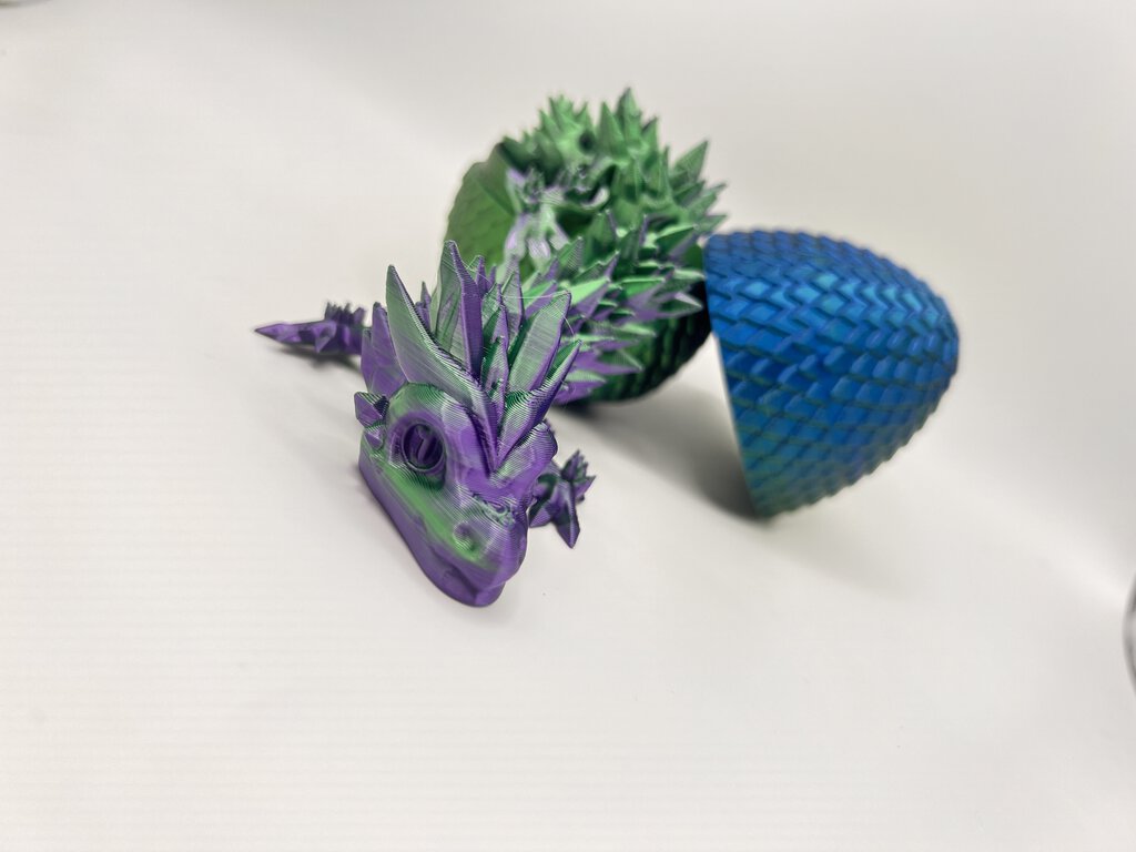 Crystallized 3D Dragons (colors will vary)