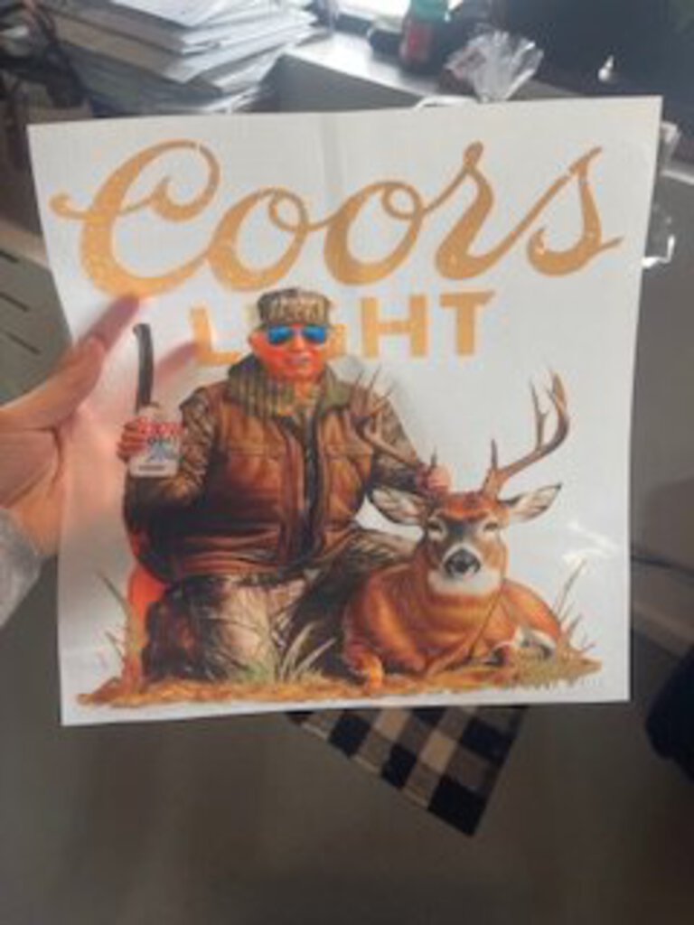 Coors trump (Full Color Transfer)