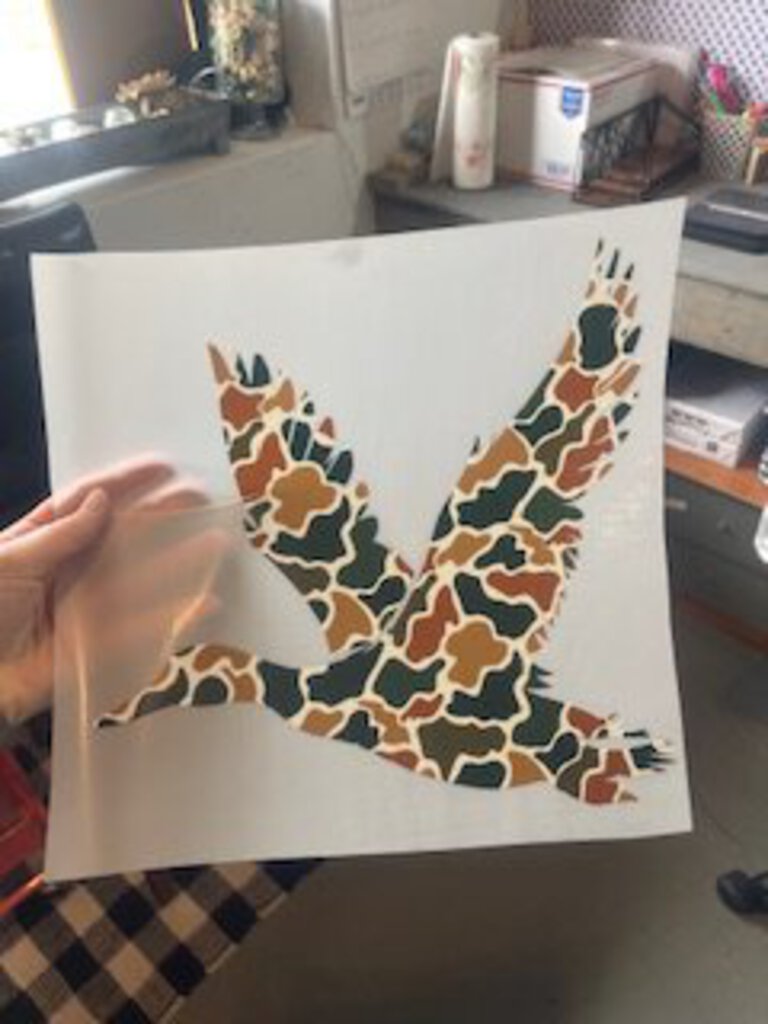 Camo Duck(Full Color Transfer)