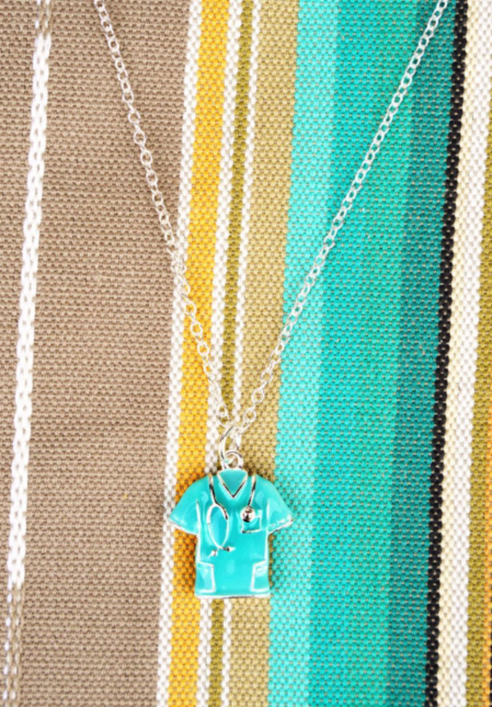 Blue Scrubs necklace
