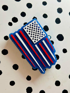 Blue White Red Flag