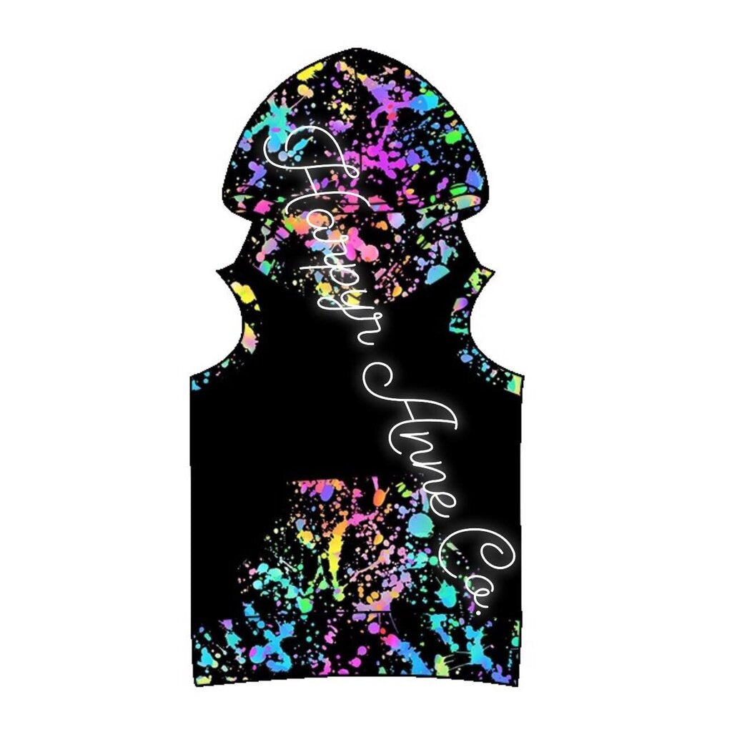 Neon Splatter Tank