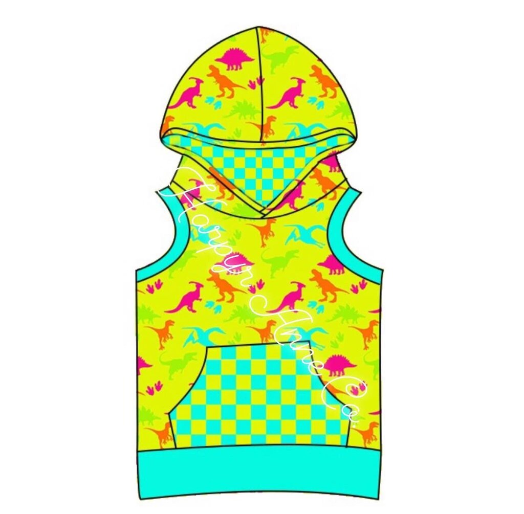 Neon Dino Tank
