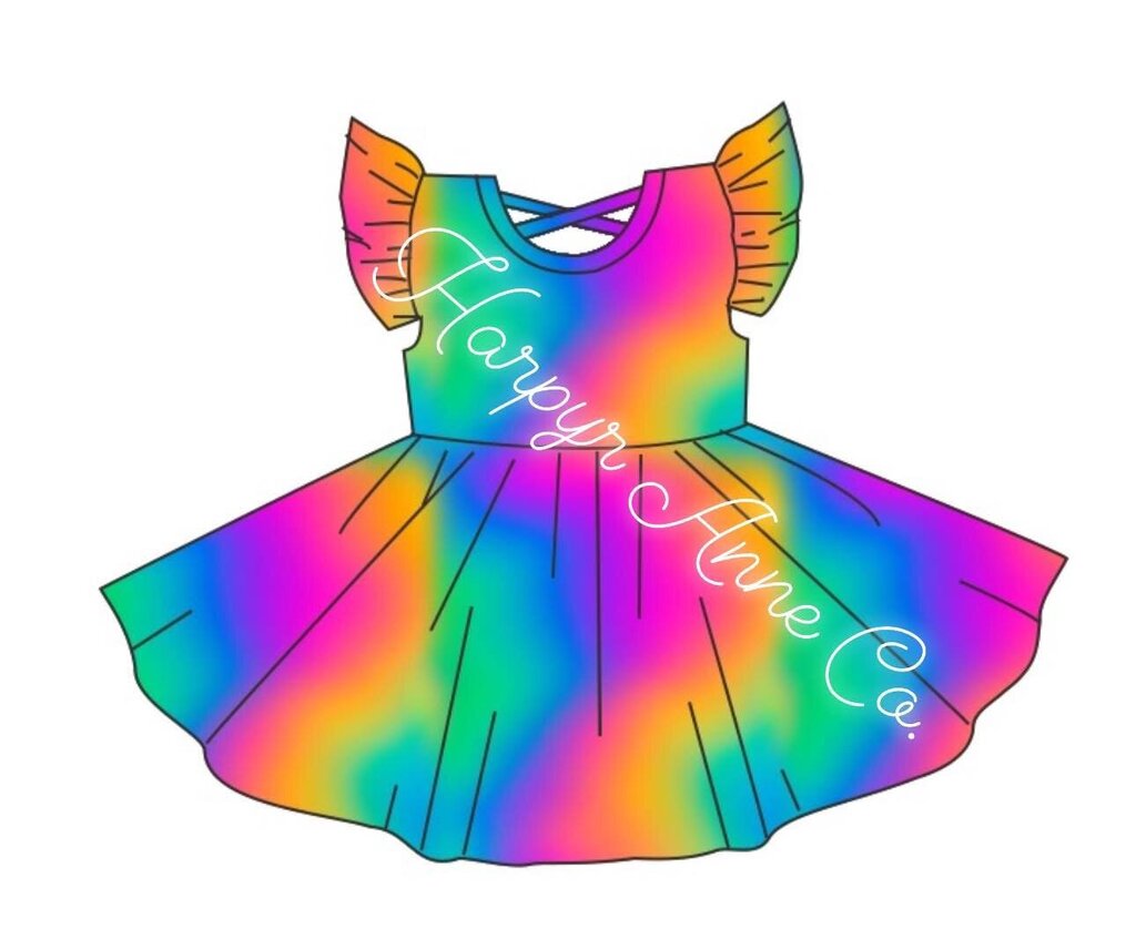 Colorful Neon Dress